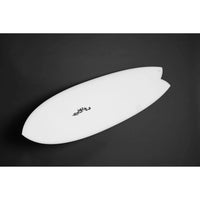 Misfit Beach Cloud Twin Fin EPS Surfboard - Primitek - Futures WHITE 5-8