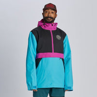 Air Blaster Trenchover Snow Jacket - Bluebird/Black