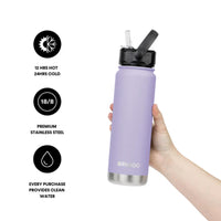 Project PARGO 750ml Insulated Water Bottle w/ Straw