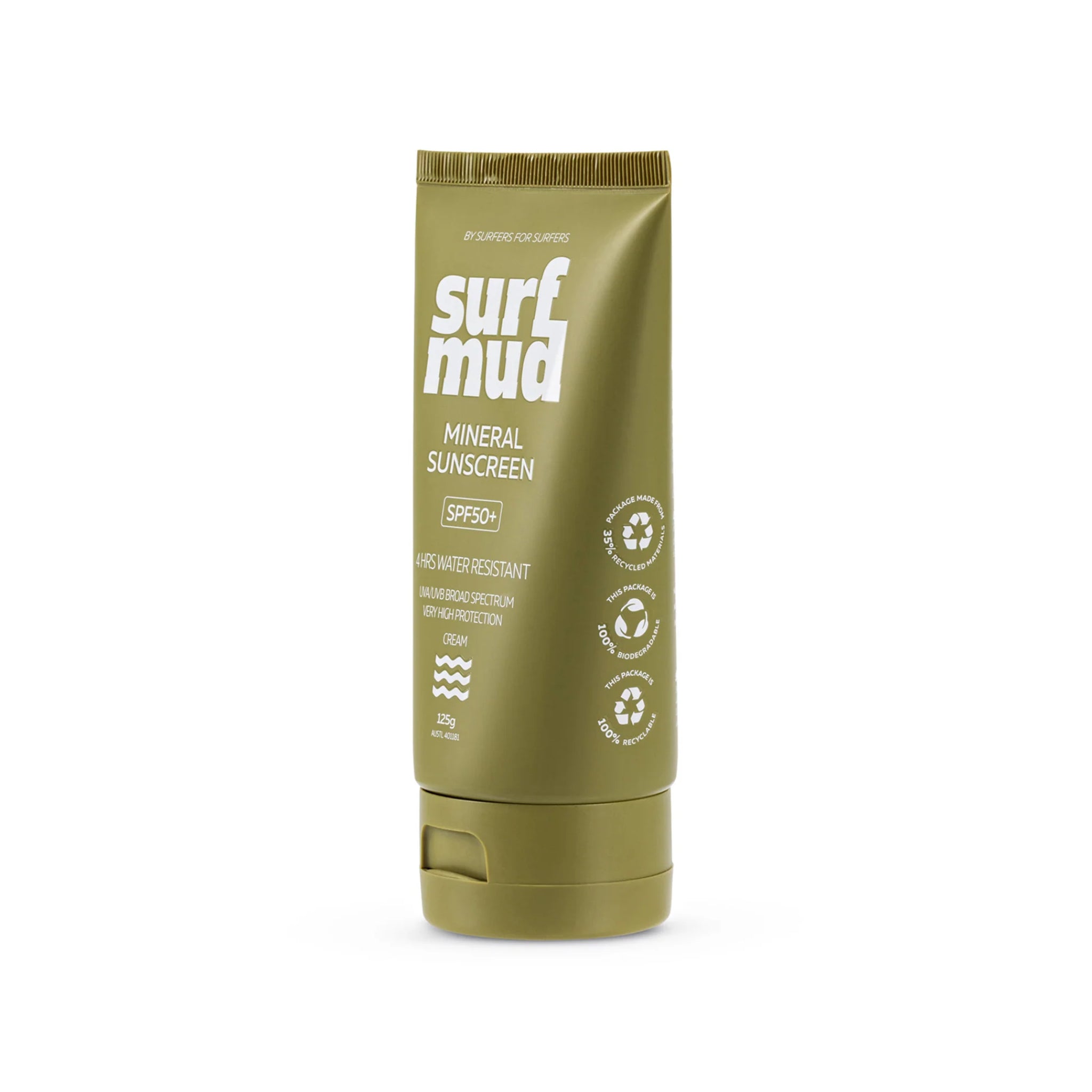 Surf Mud Mineral Sunscreen SPF 50 - 125g