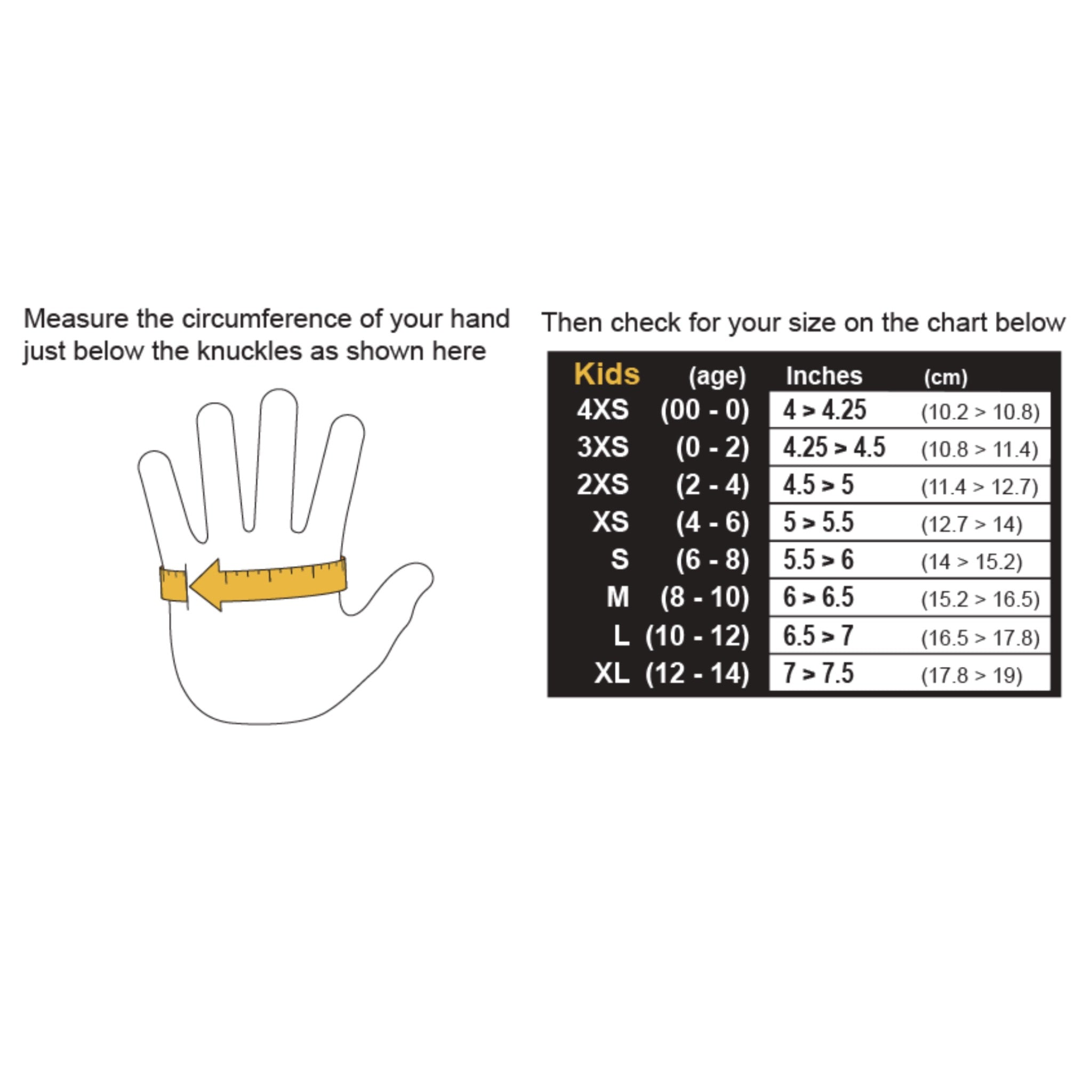 XTM Kids Zima II Ski Glove - Black