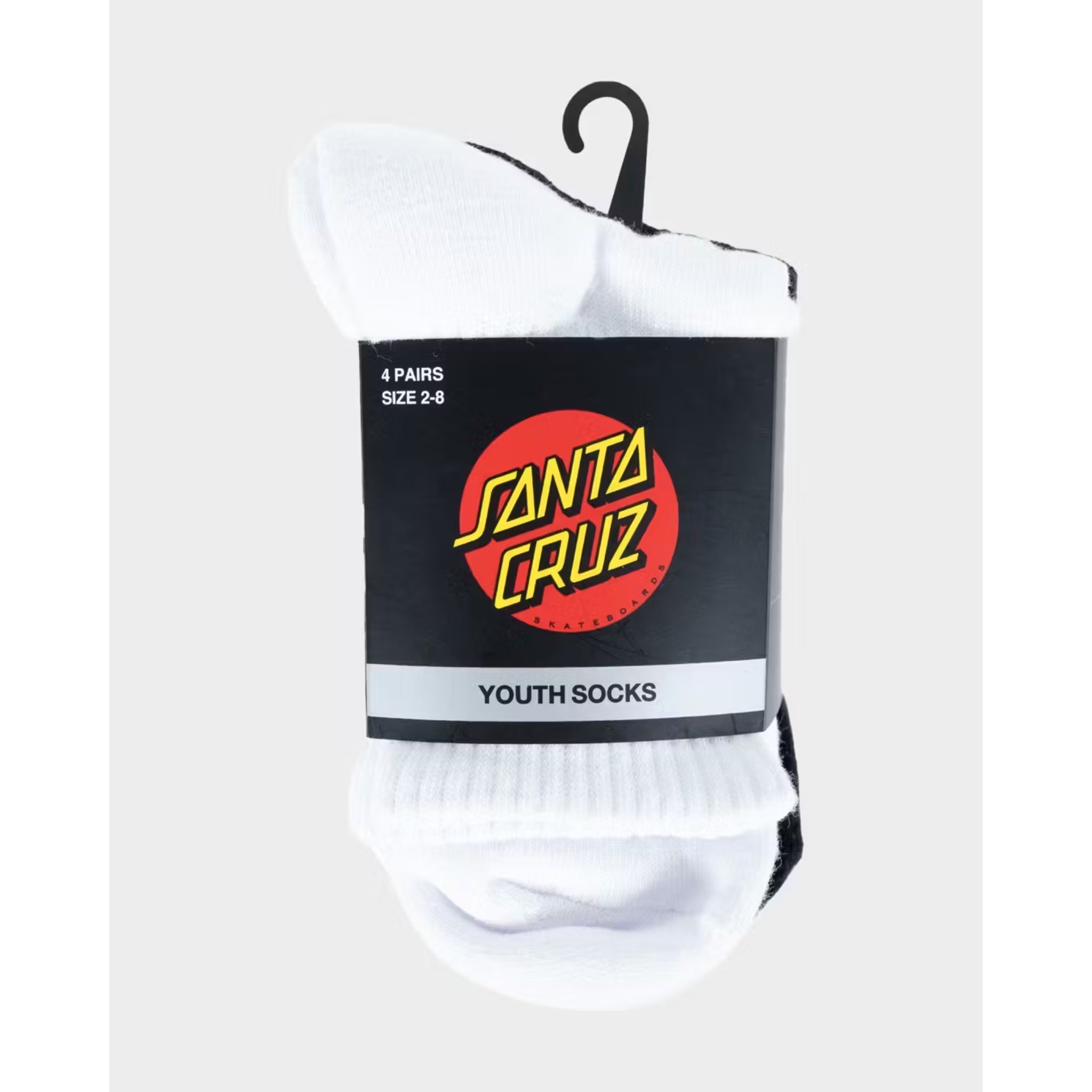 Santa Cruz Other Dot Mid Sock Youth - 4 Pack
