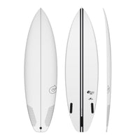 Torq Tec Comp 2 Surfboard - Clear