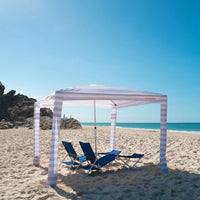 Cool Cabana 5 - Beige Stripe