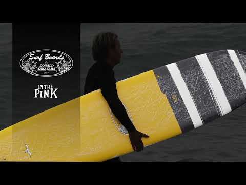Donald Takayama In The Pink Tuflite Longboard 9-6
