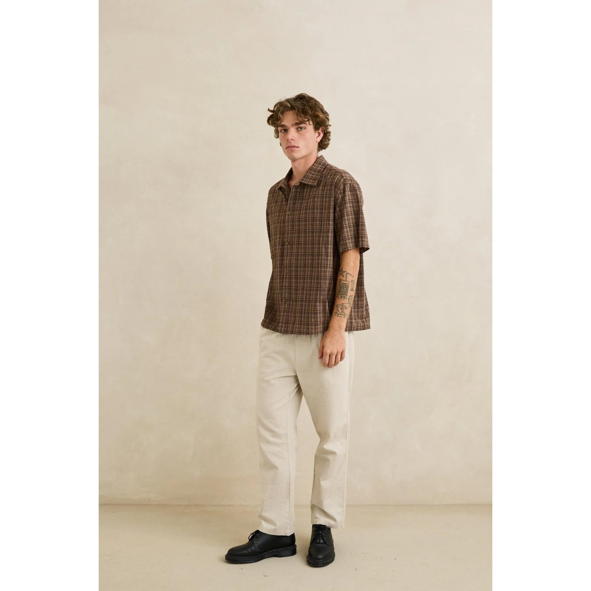 Rhythm Relaxed Brady Check SS Shirt