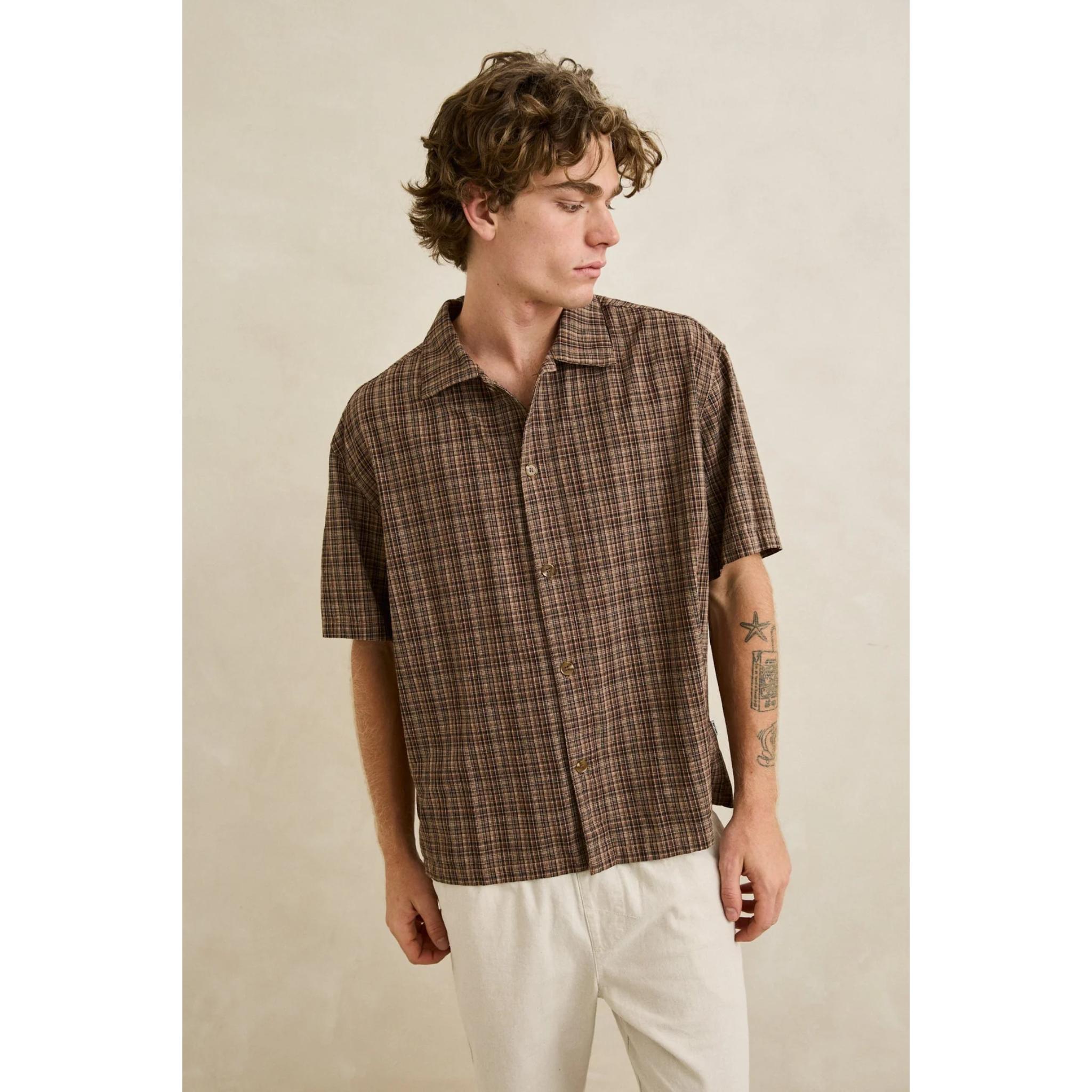 Rhythm Relaxed Brady Check SS Shirt