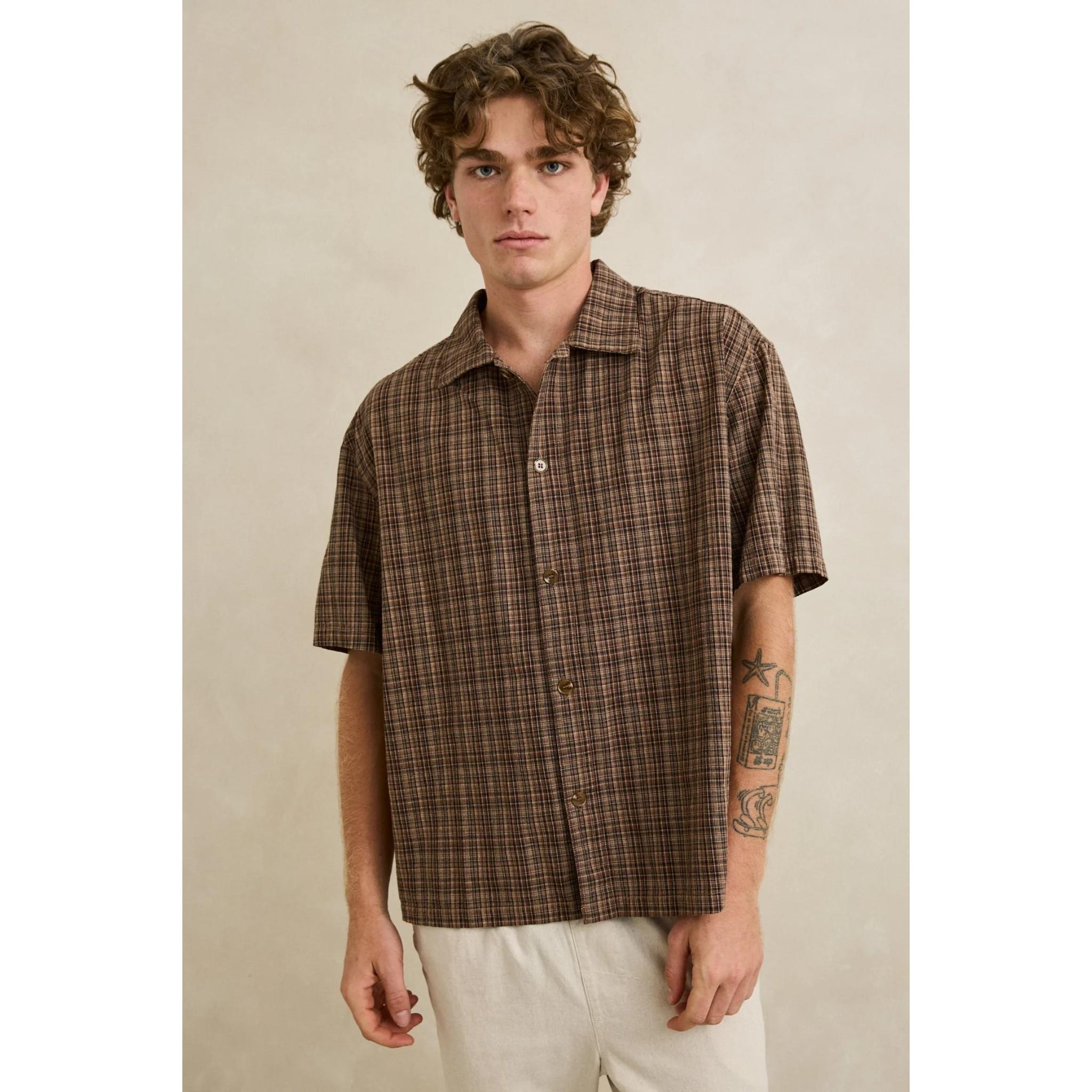Rhythm Relaxed Brady Check SS Shirt