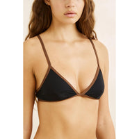Rhythm Lily Rib Contrast Slide Tri Top