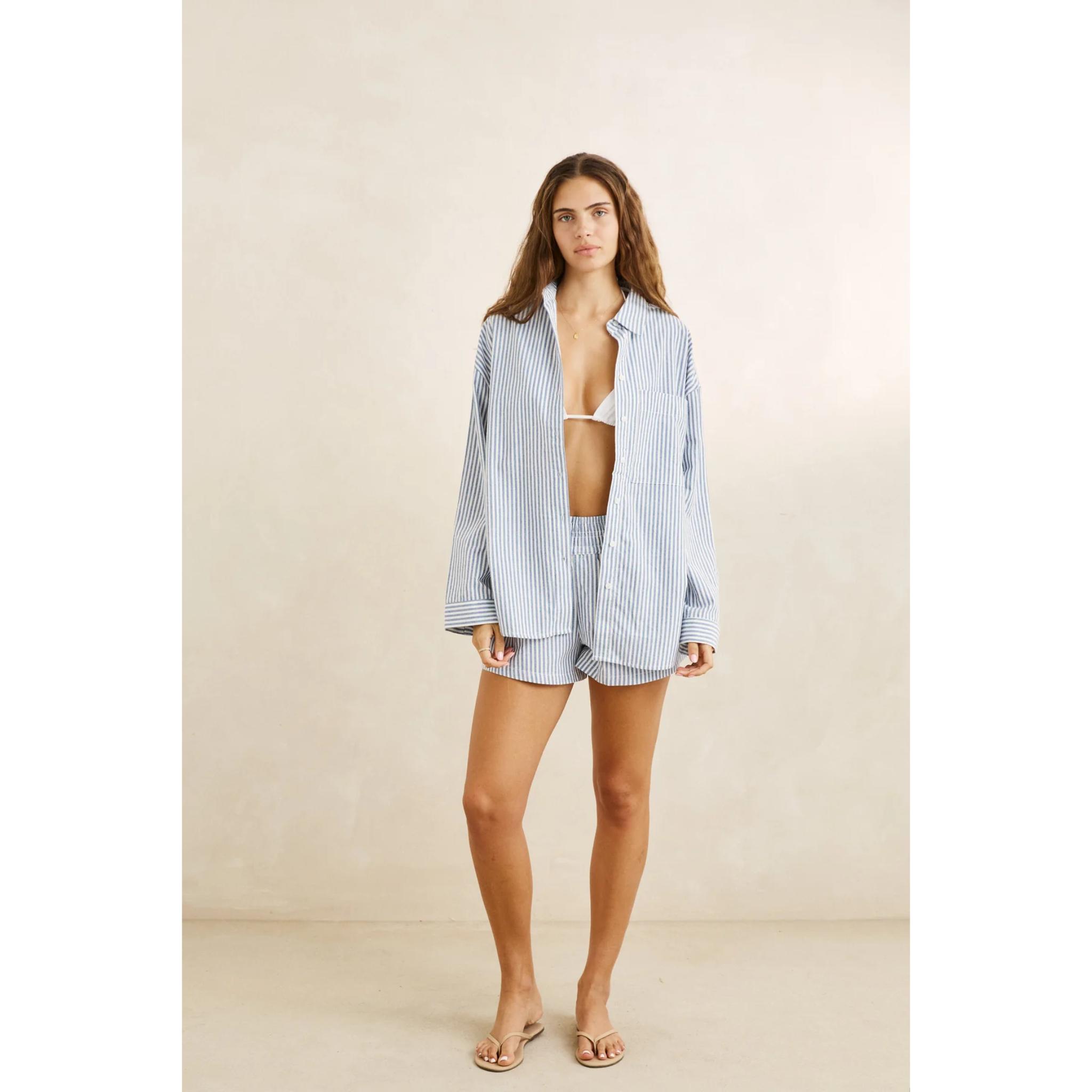 Rhythm Vista Stripe Beach Short