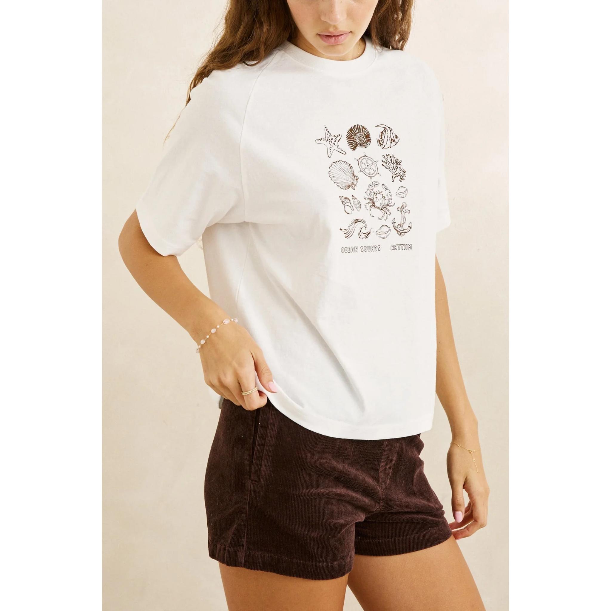 Rhythm Ocean Sounds Raglan T-shirt