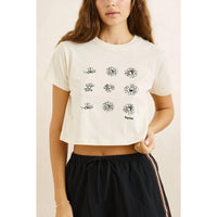 Rhythm Georgia Floral Crop Crew Tee
