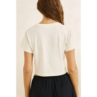 Rhythm Georgia Floral Crop Crew Tee