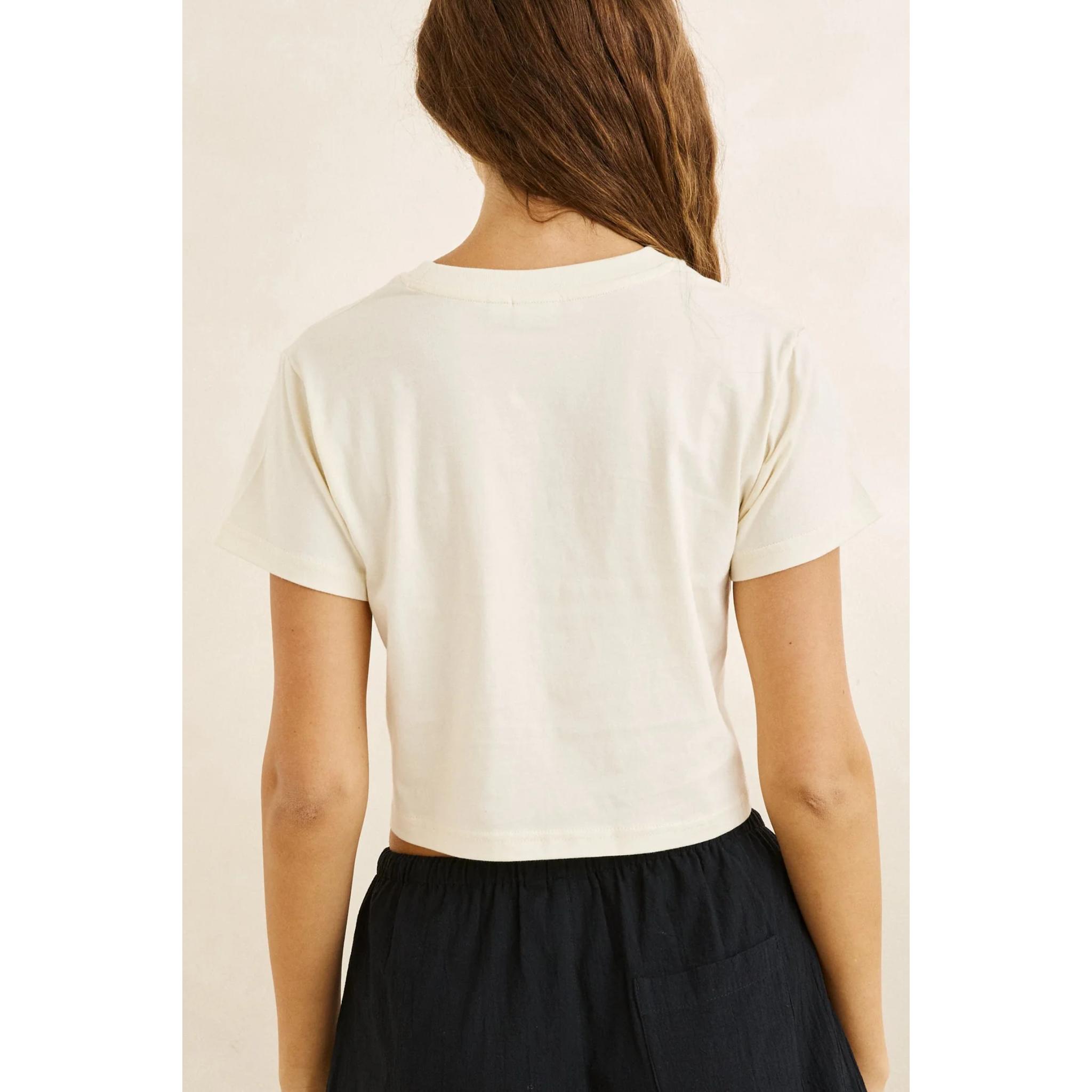 Rhythm Georgia Floral Crop Crew Tee