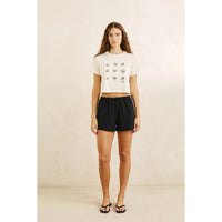 Rhythm Georgia Floral Crop Crew Tee