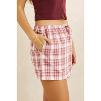 Rhythm Chelsea Check Skort