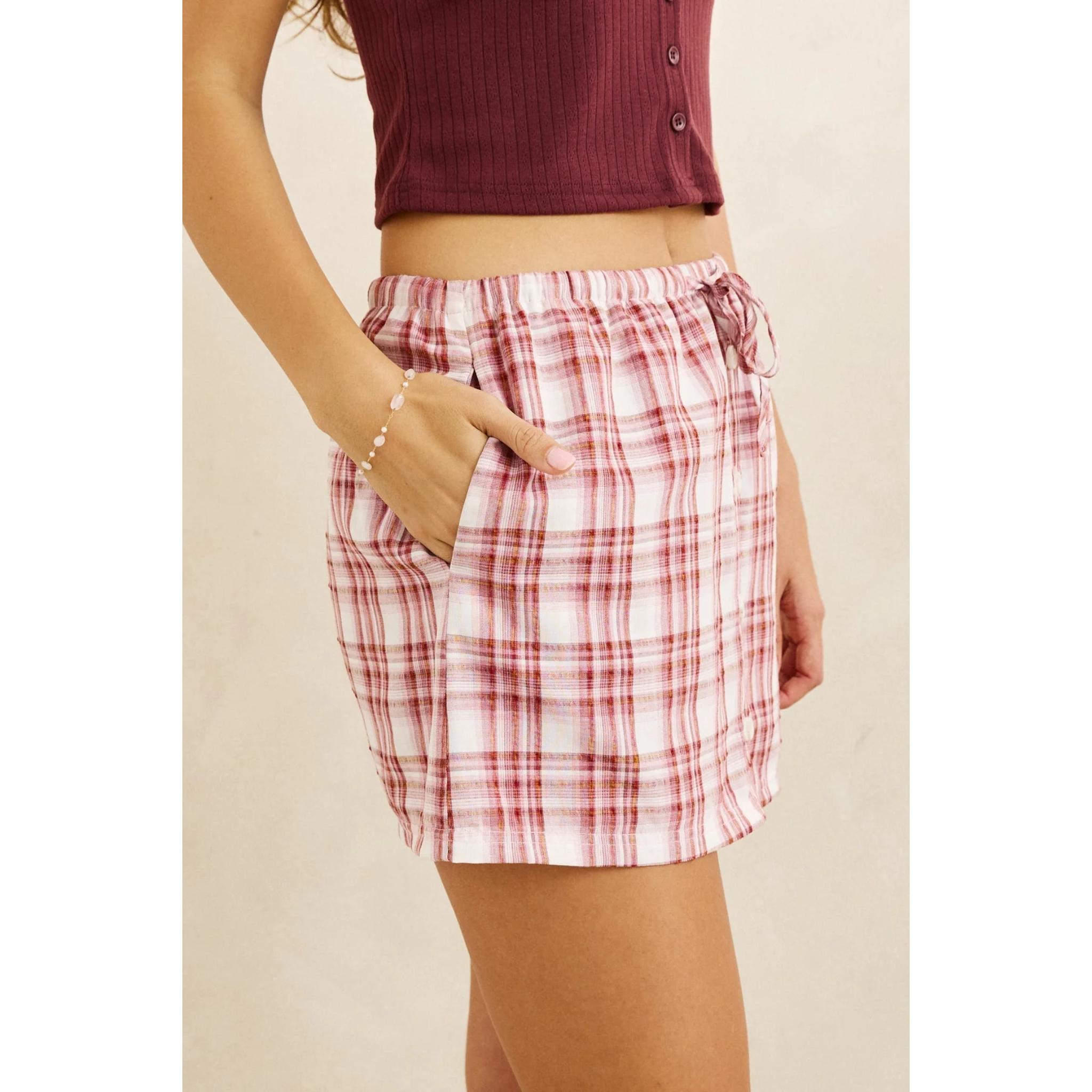 Rhythm Chelsea Check Skort