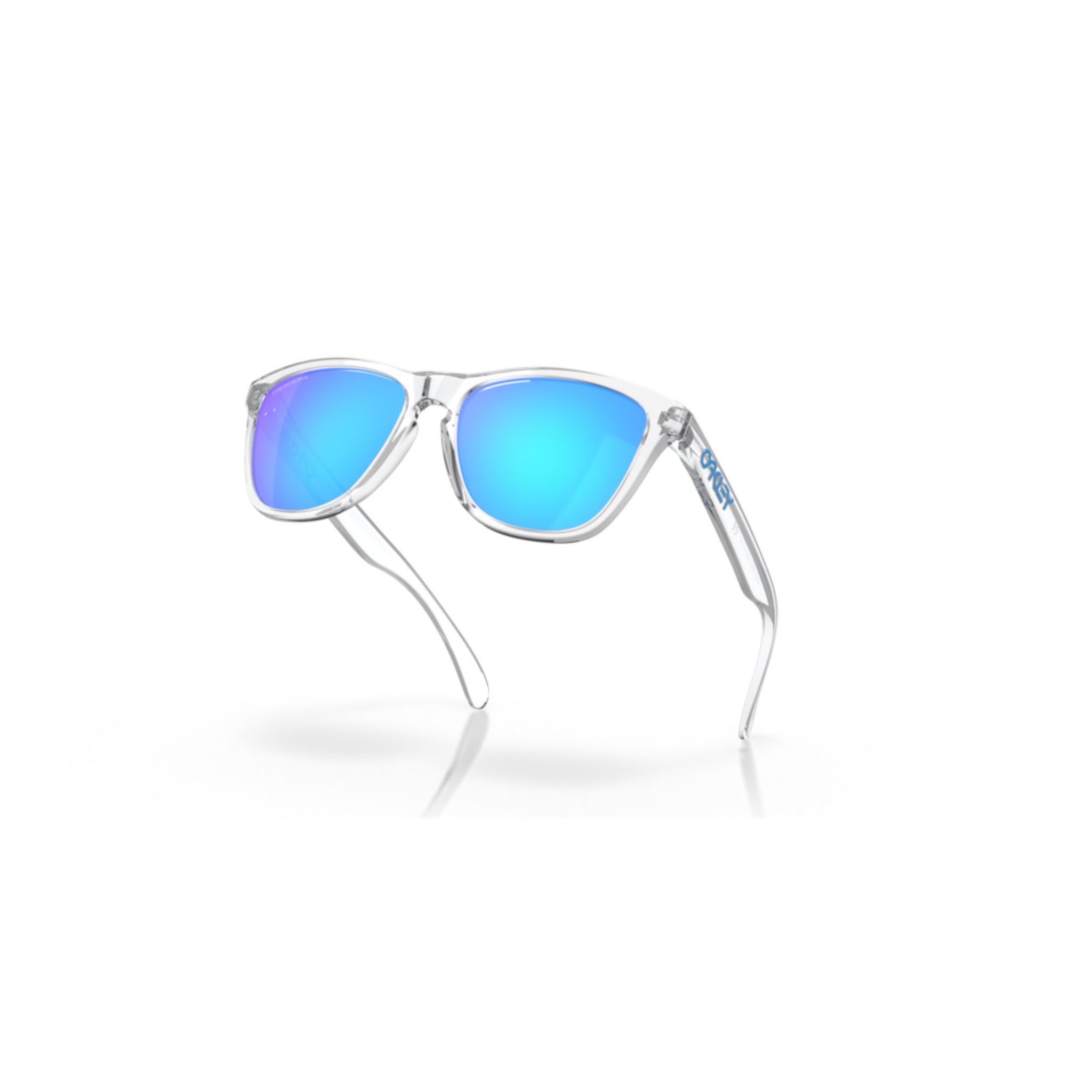 Oakley Frogskins Sunglasses Crystal Clear Prizm Sapphire