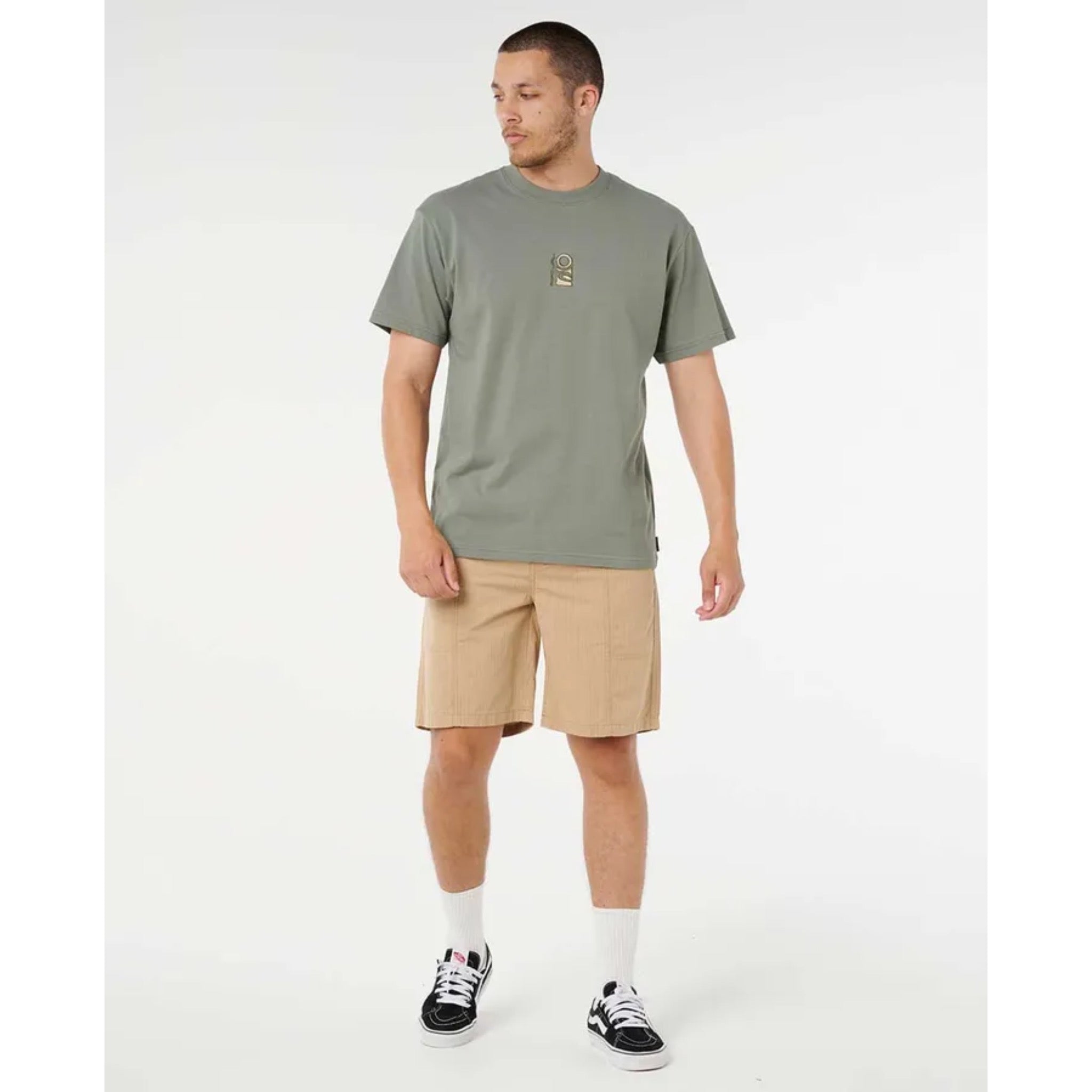 Rip Curl Mens Search Stack Embroid Tee