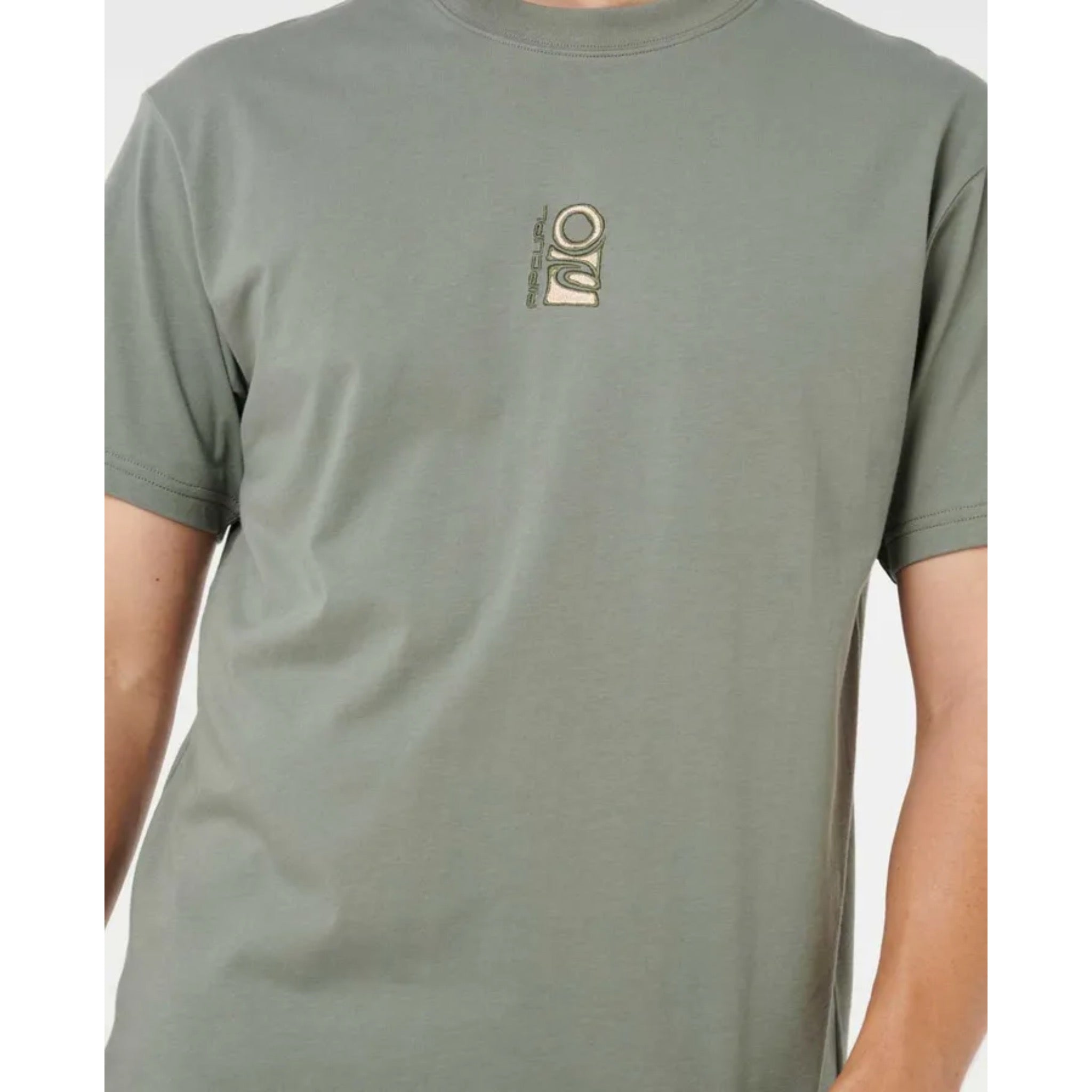 Rip Curl Mens Search Stack Embroid Tee