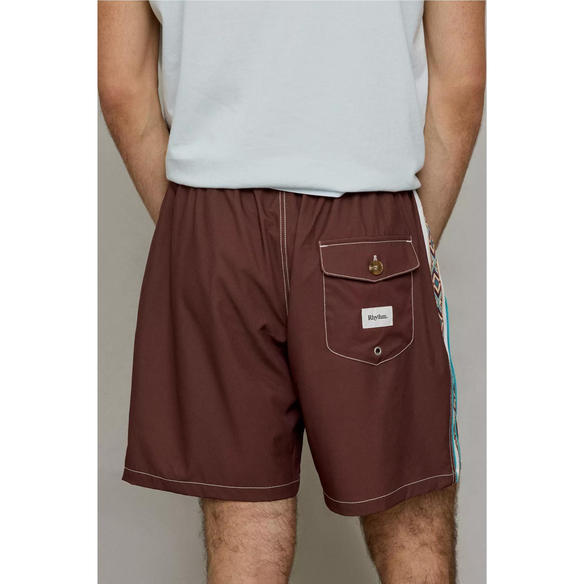 Rhythm Panel Stripe Beach Short