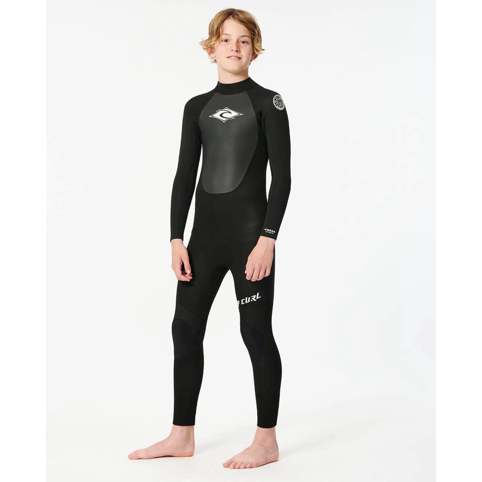 Rip Curl Kids Omega 3/2mm GB BZ Steamer Wetsuit