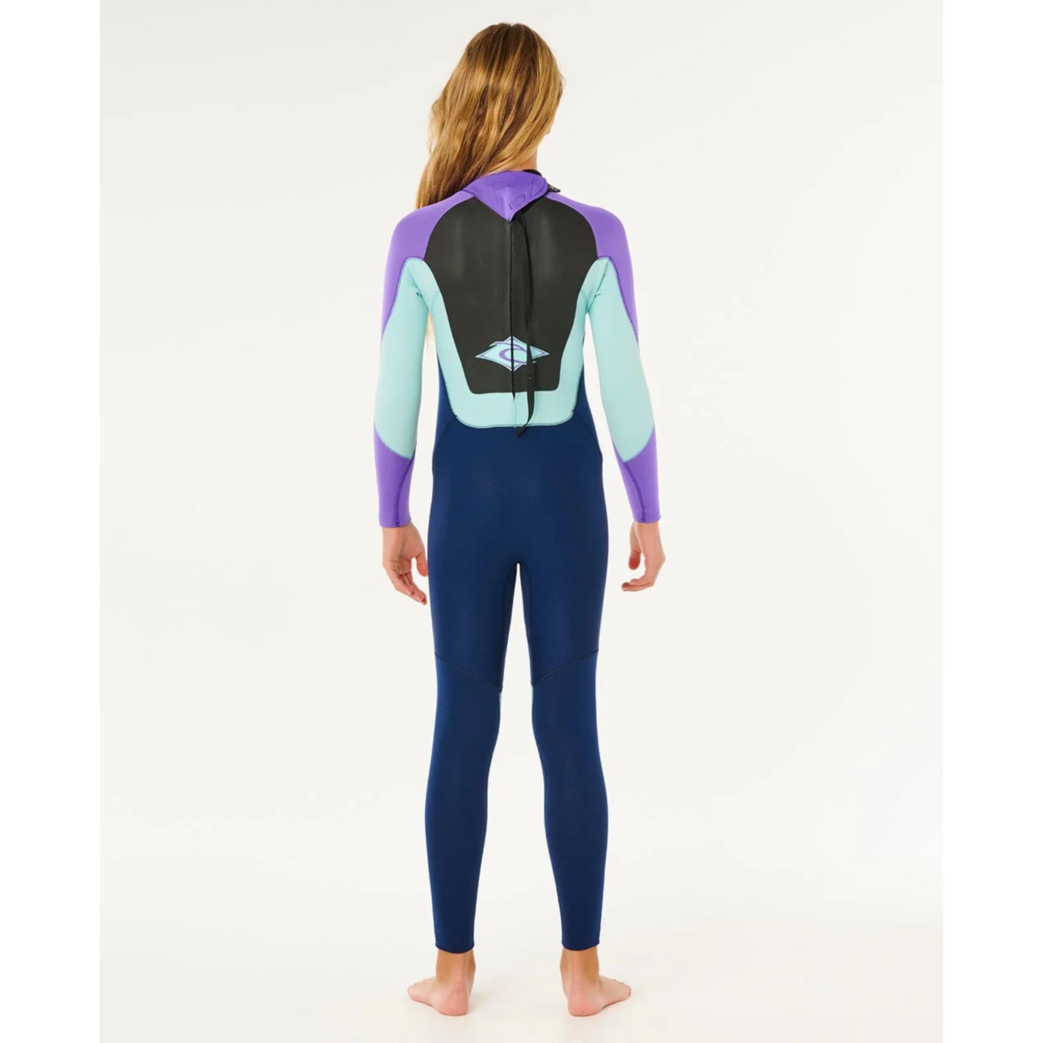Rip Curl Kids Omega 3/2mm GB BZ Steamer Wetsuit