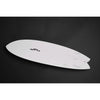 Misfit Beach Cloud Twin Fin EPS Surfboard - Primitek - Futures WHITE 5-8