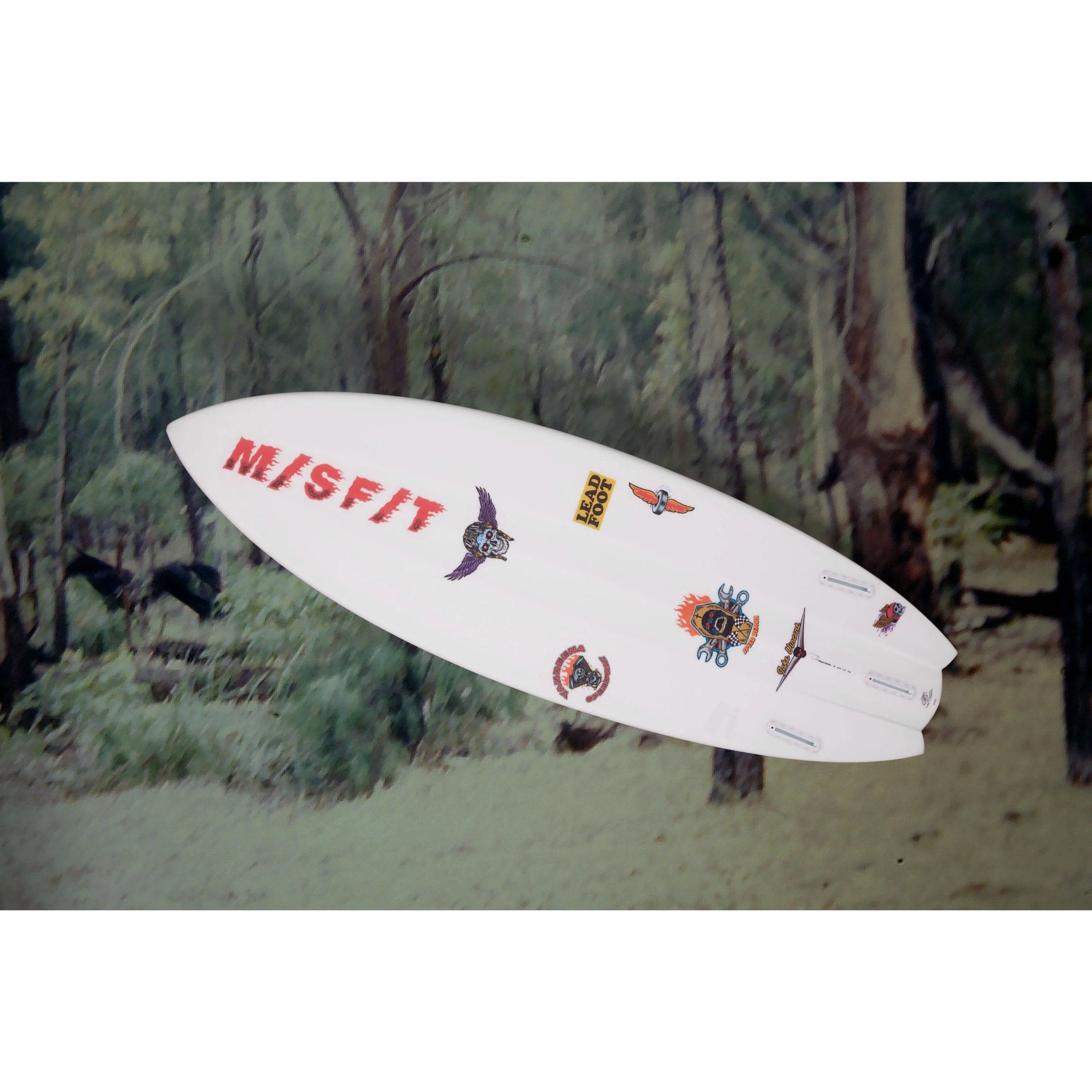 Misfit Primitek Yadina Speedway Surfboard - Futures ART 5-6