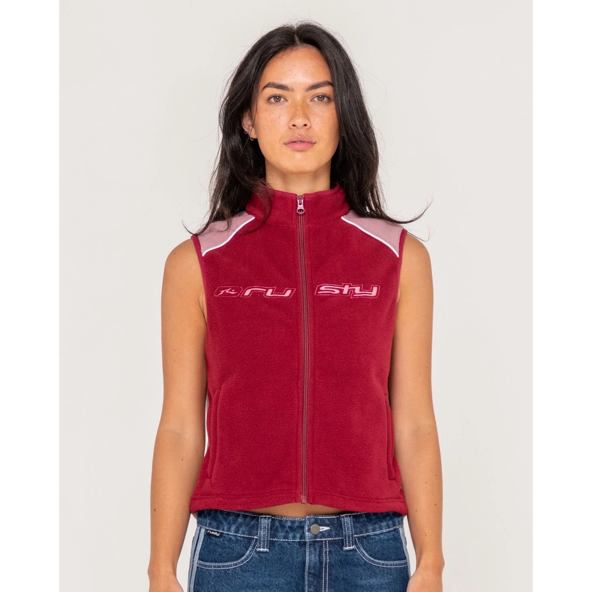 Rusty Mr Cool Polar Fleece Vest