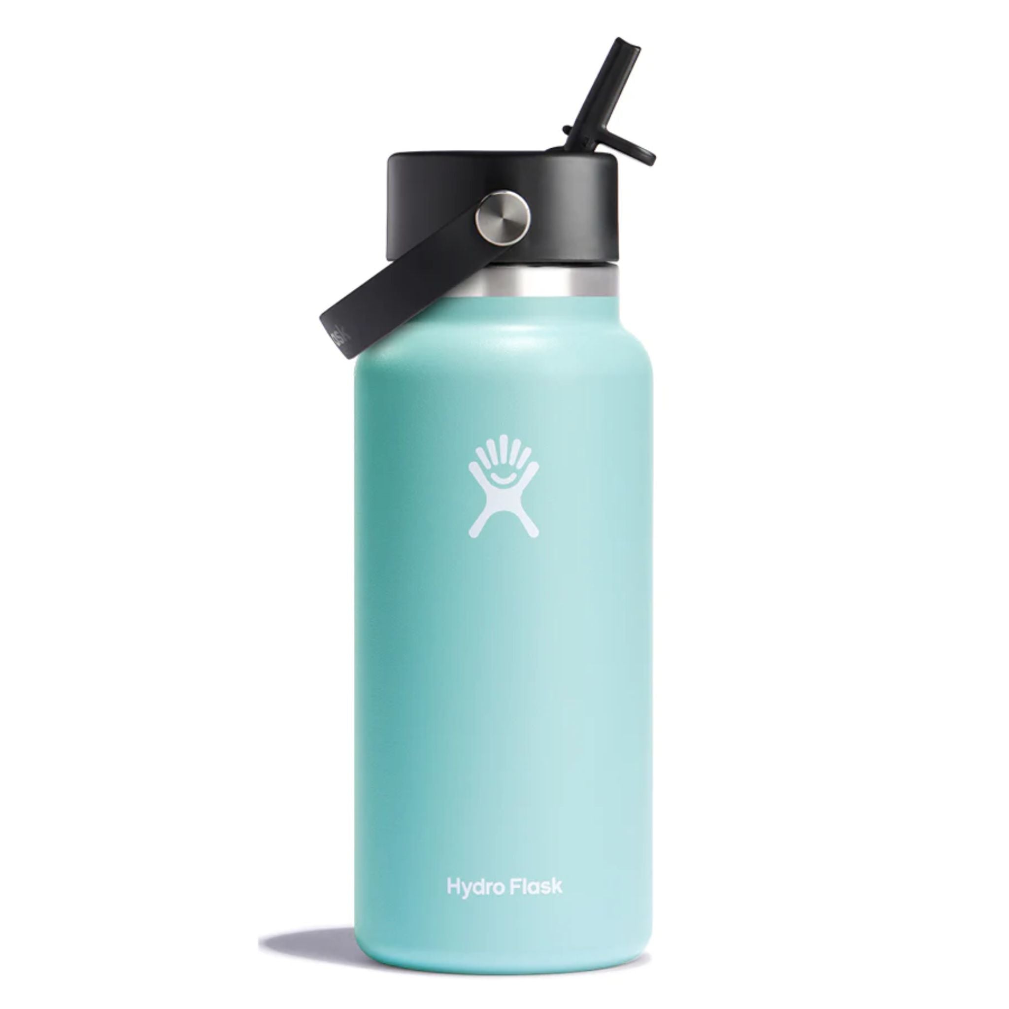Rain Frost 32 Oz Hydro Flask With Straw Lid Teal Hydro Flask 32 Oz