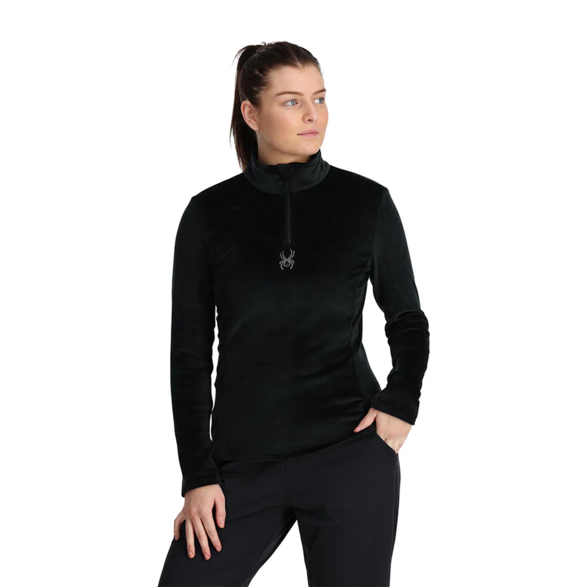 Spyder Women's Shimmer Bug 1/2 Zip T-Neck