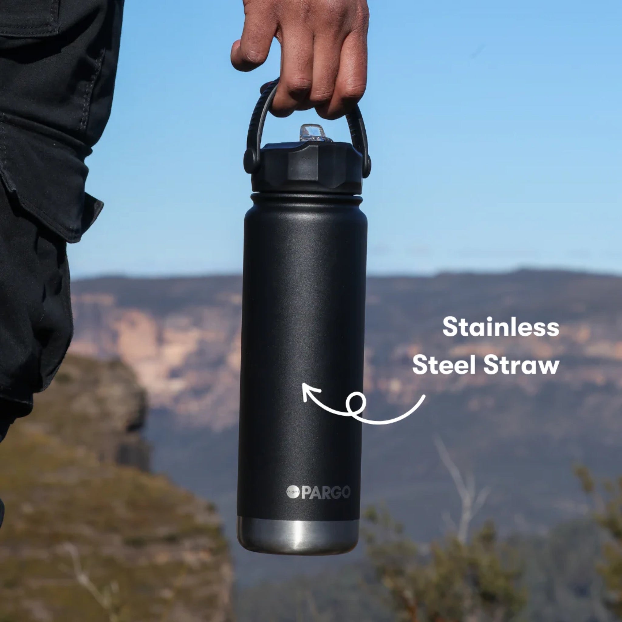 Project Pargo 750ml Insulated Sports Bottle w/ Straw