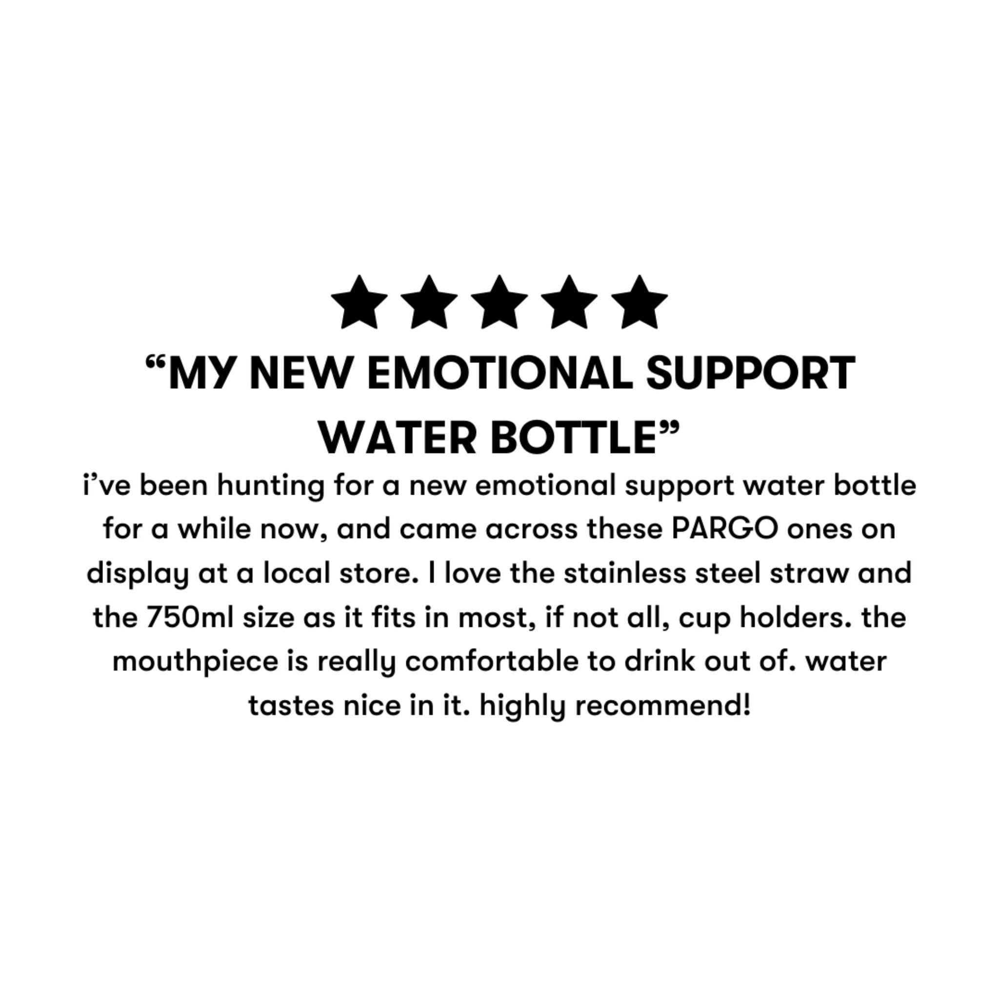 Project Pargo 750ml Insulated Bottle w/ Straw