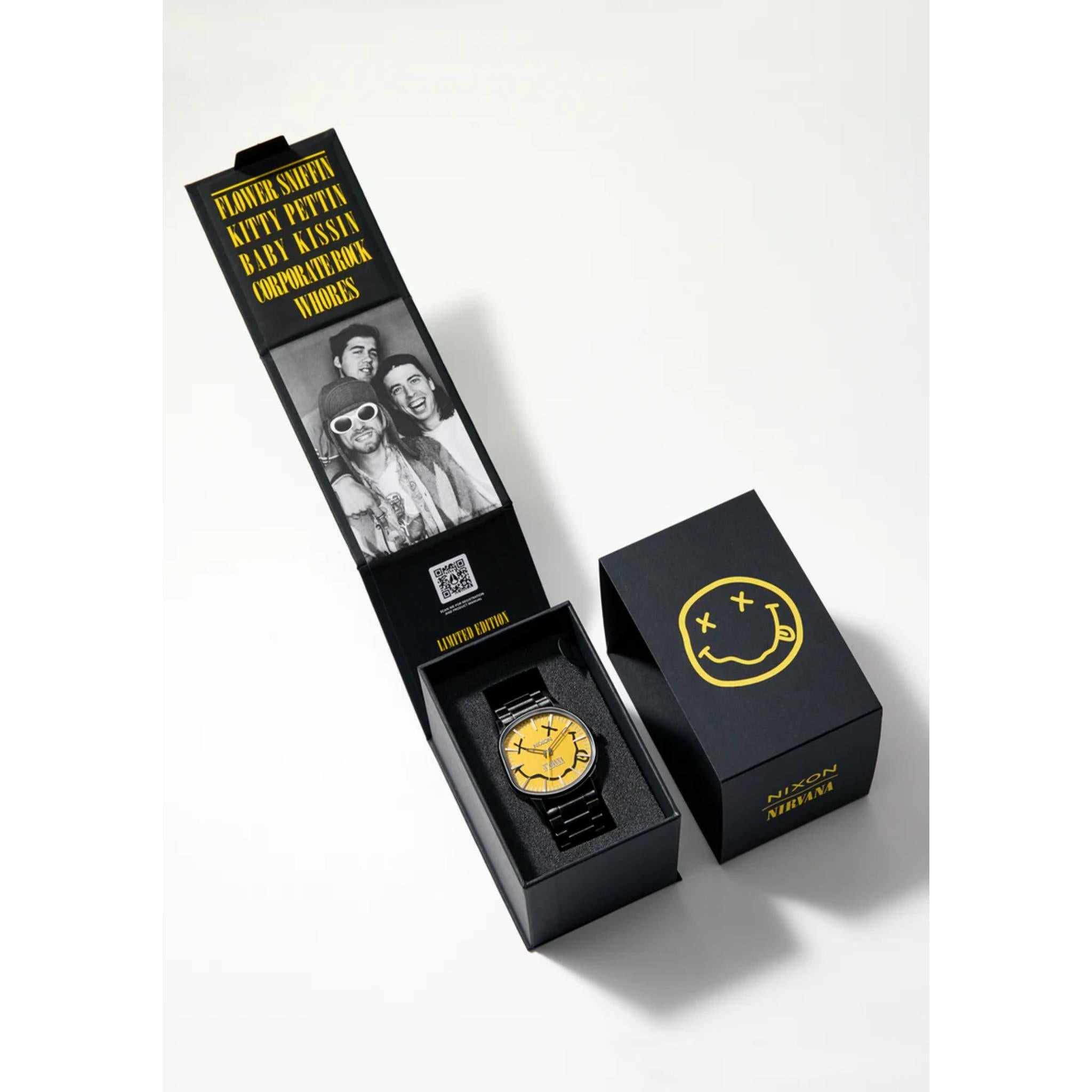 Nixon X Nirvana Sentry Wobble Watch