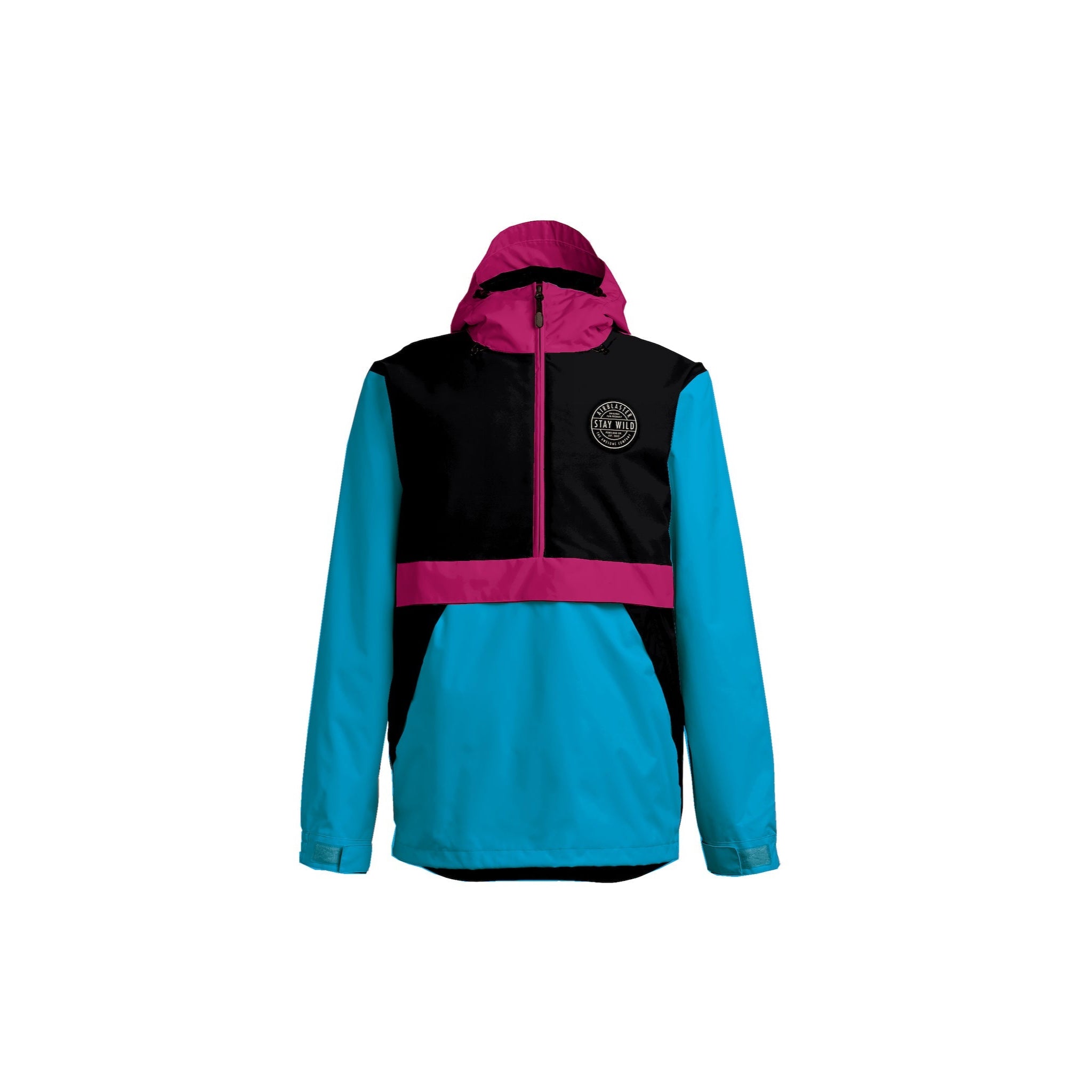 Air Blaster Trenchover Snow Jacket - Bluebird/Black