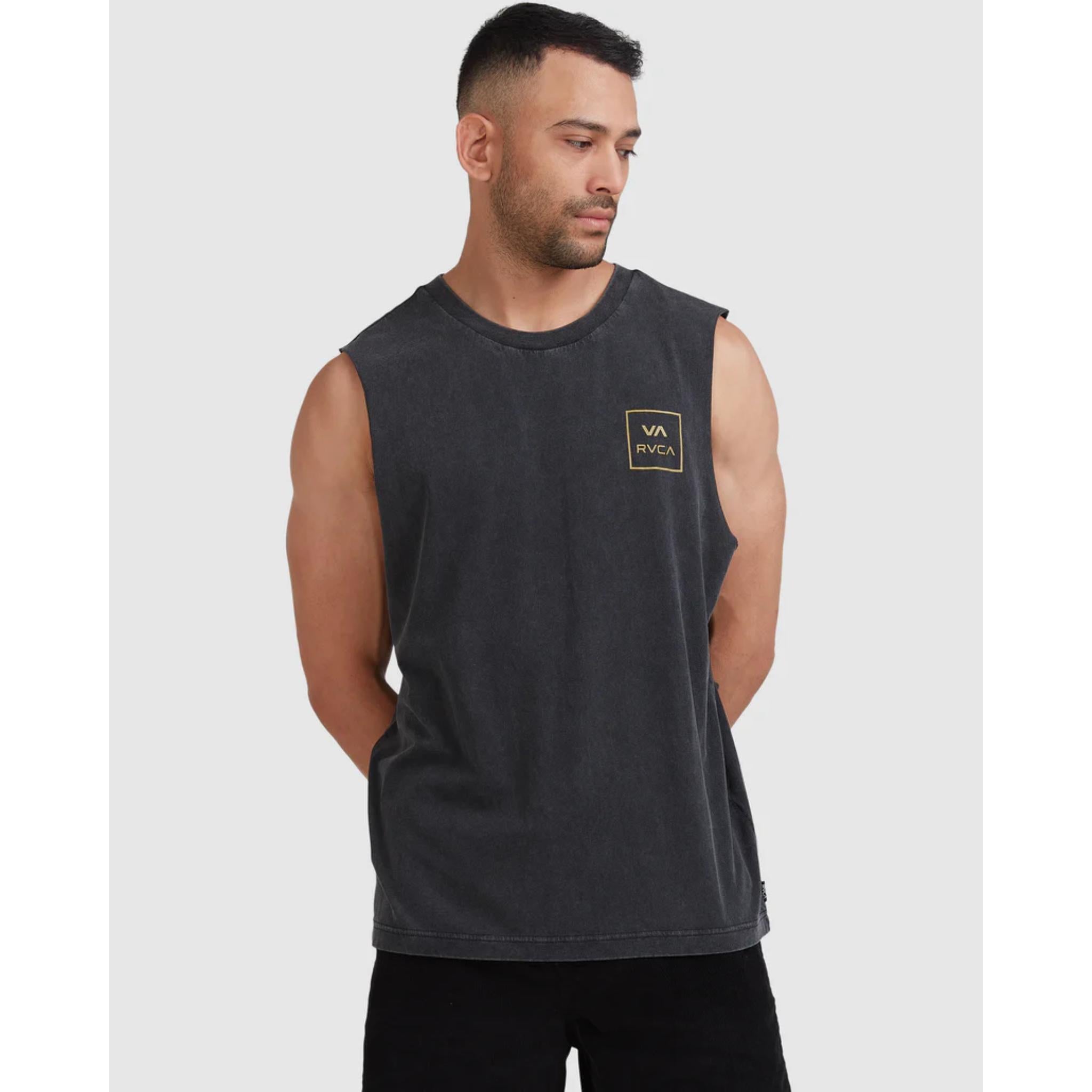 RVCA Mens All The Ways Muscle Tee