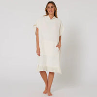 Ocean And Earth Womens Waffle Hooded Poncho Towel