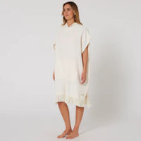 Ocean And Earth Womens Waffle Hooded Poncho Towel