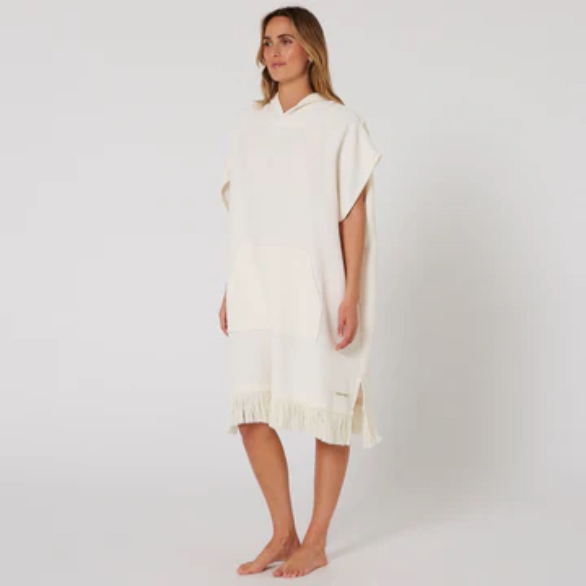 Ocean And Earth Womens Waffle Hooded Poncho Towel