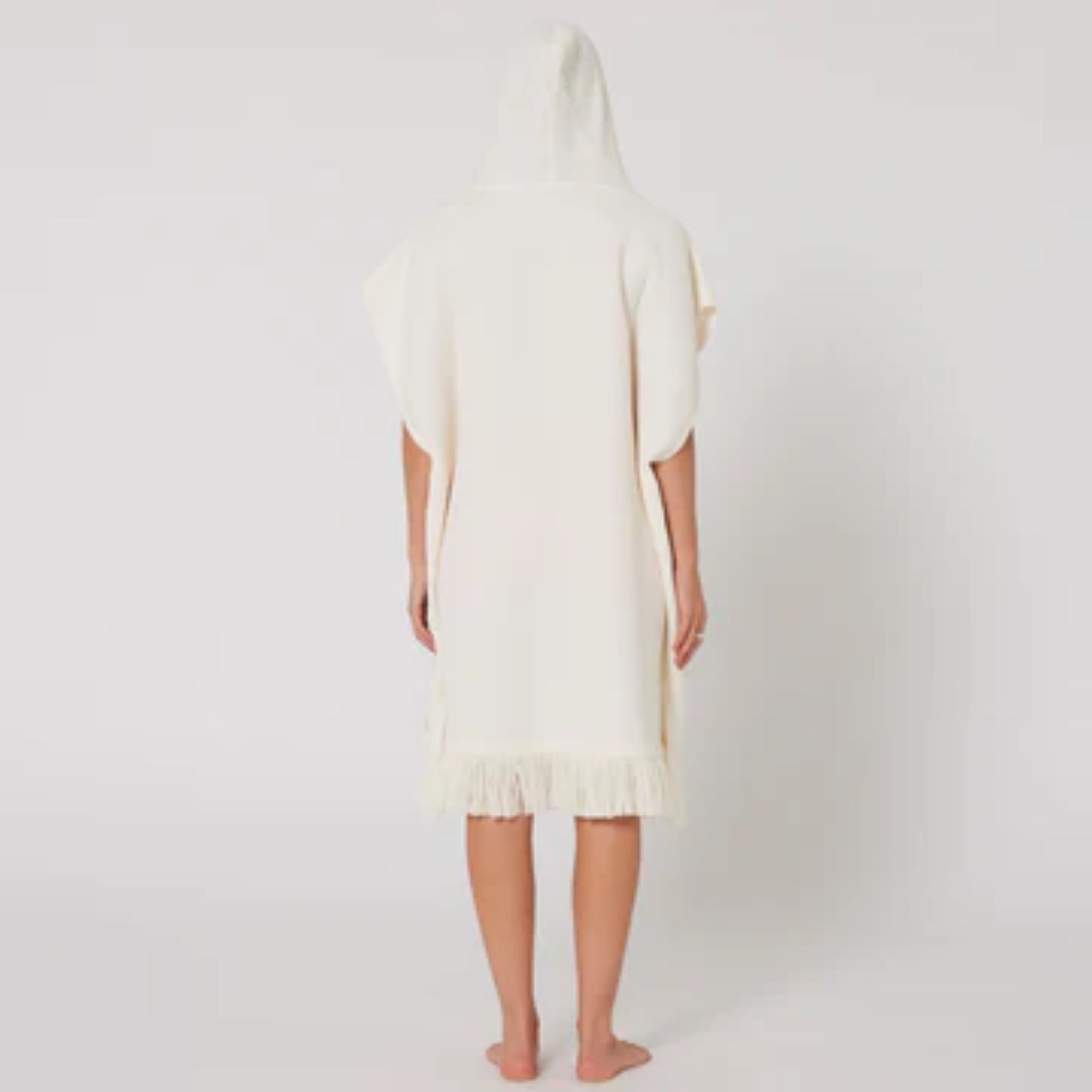 Ocean And Earth Womens Waffle Hooded Poncho Towel