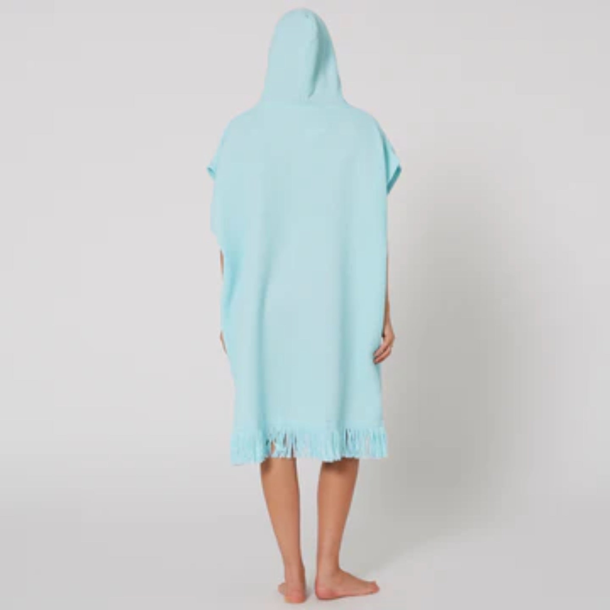 Ocean And Earth Womens Waffle Hooded Poncho Towel