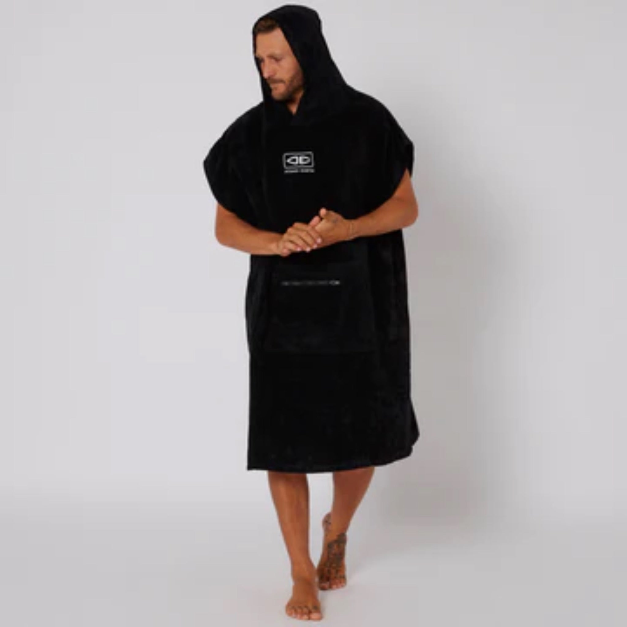 Ocean And Earth Mens Corp Poncho Hooded Towel