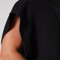 Ocean And Earth Mens Waffle Hooded Poncho Towel