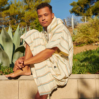Slowtide Baja Stripe Poncho