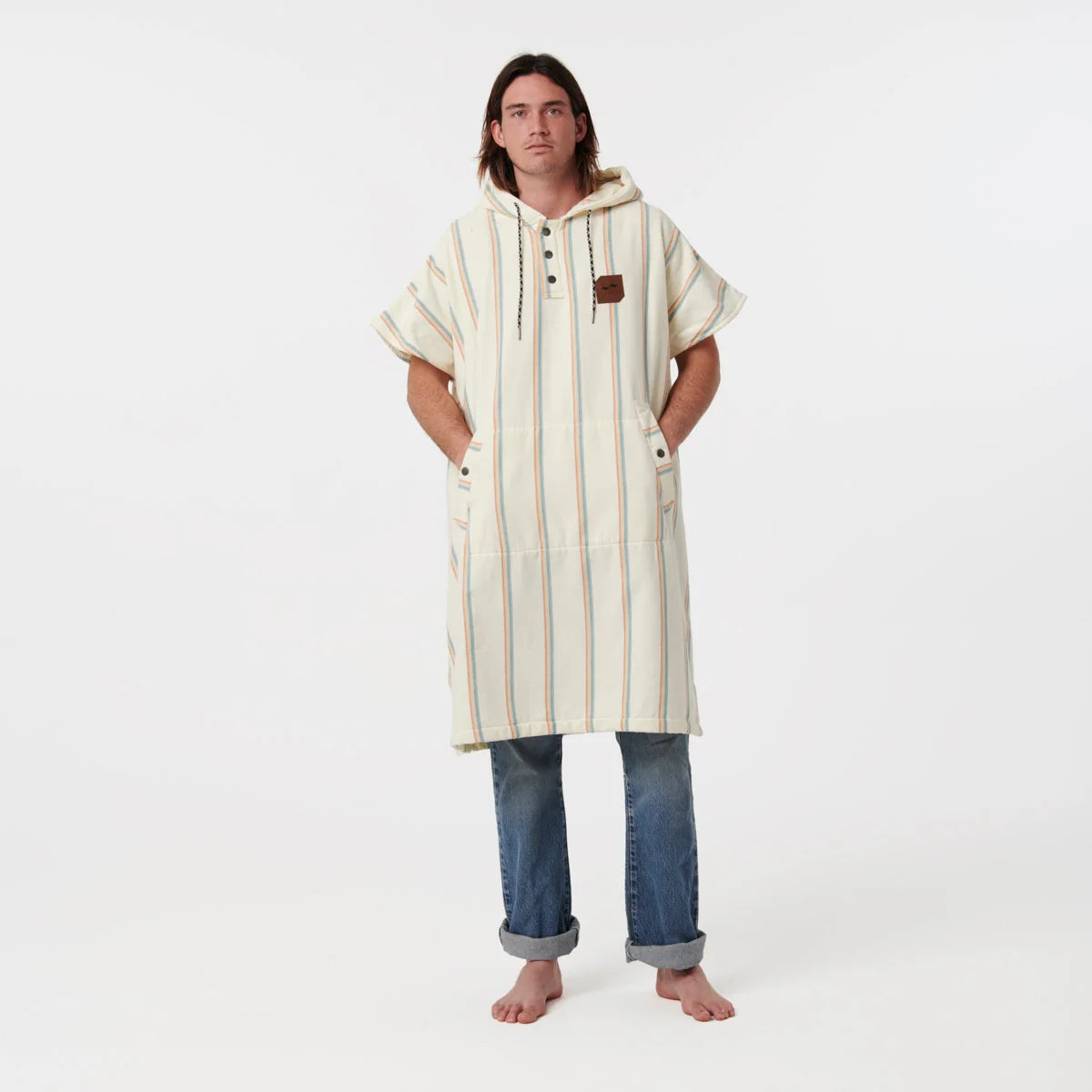 Slowtide Baja Stripe Poncho