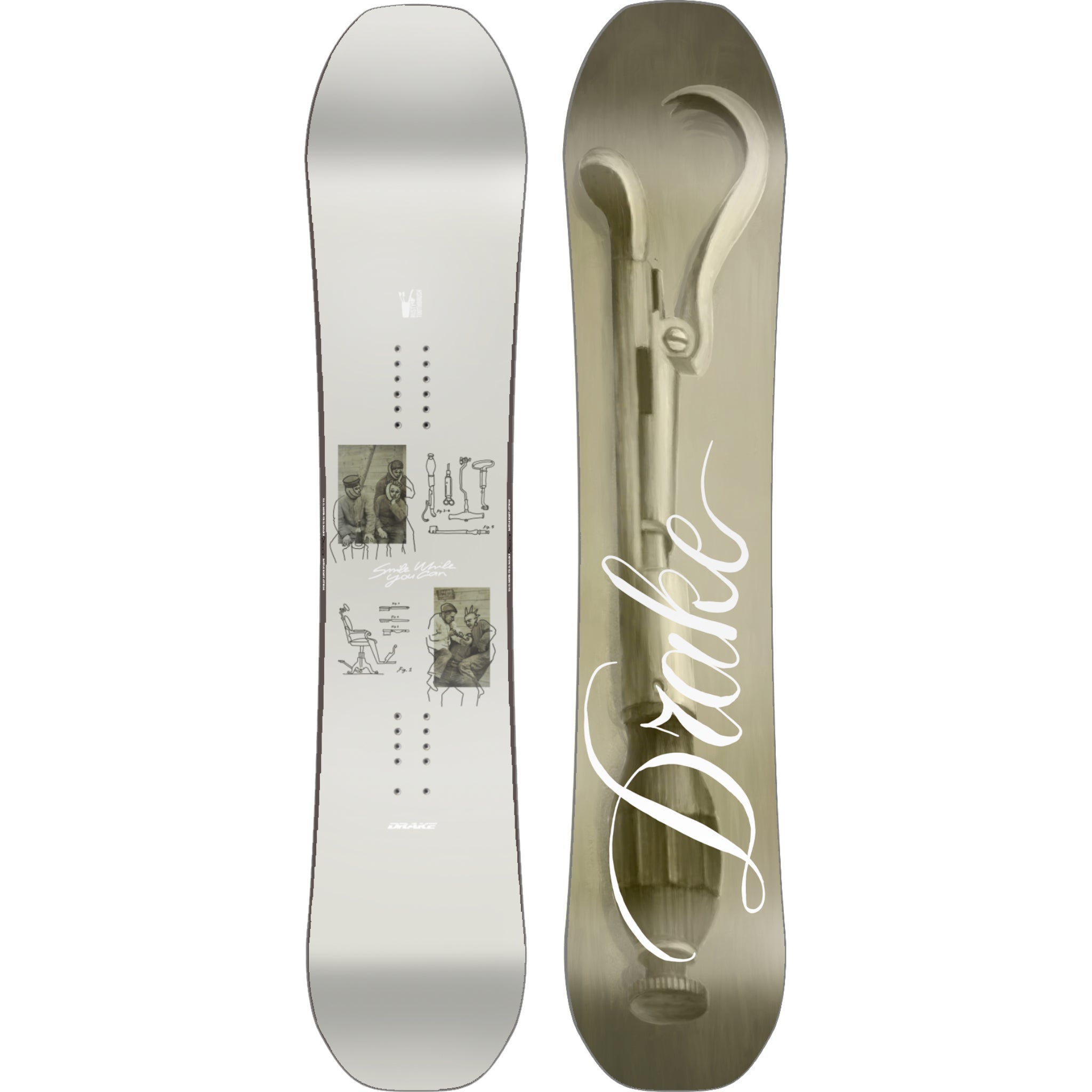 Drake Battle Rusty Wide Snowboard