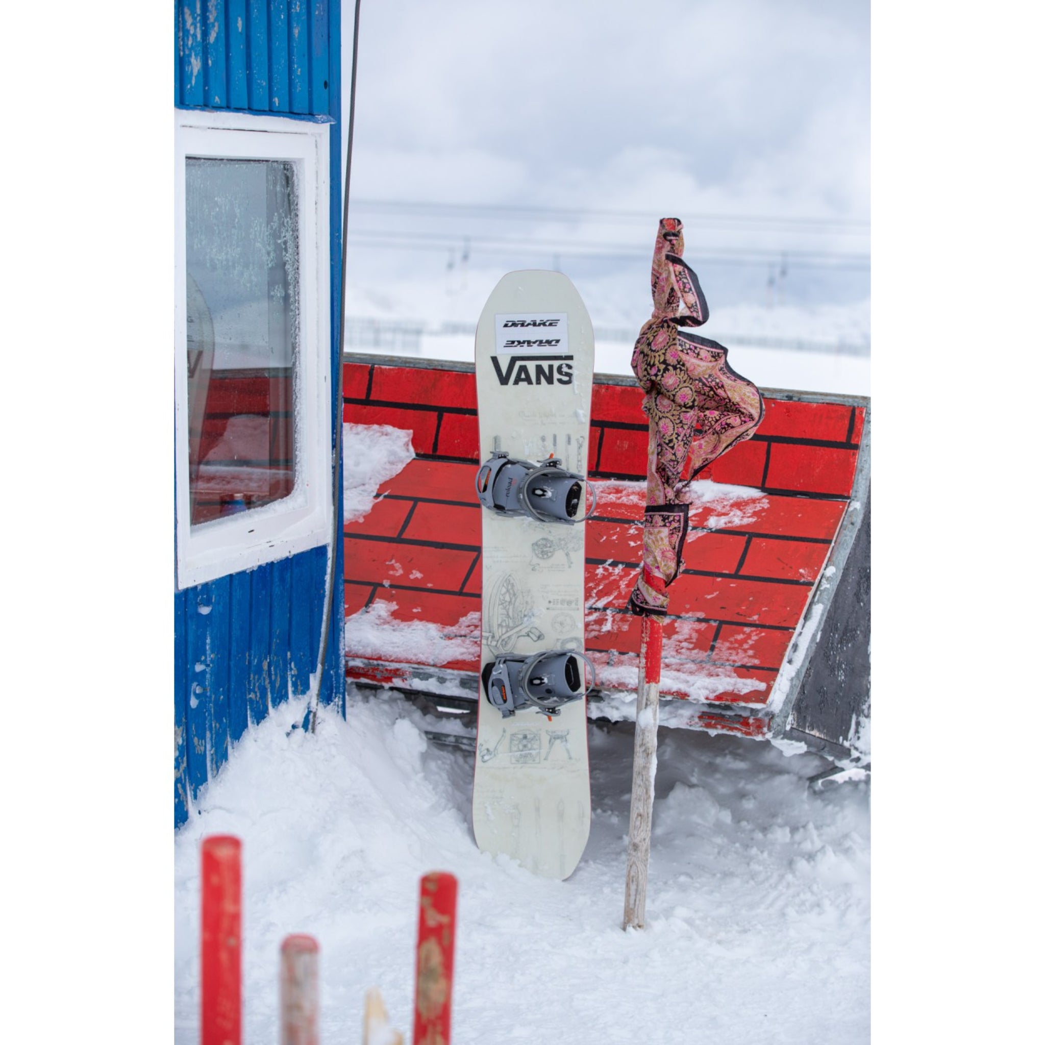 Drake Battle Rusty Snowboard Wide