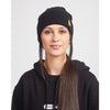 Yuki Bird Beanie - Black