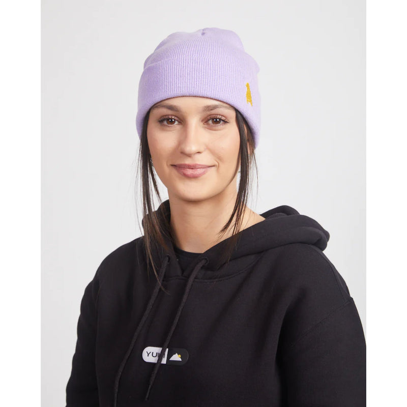 Yuki Bird Beanie - Purple